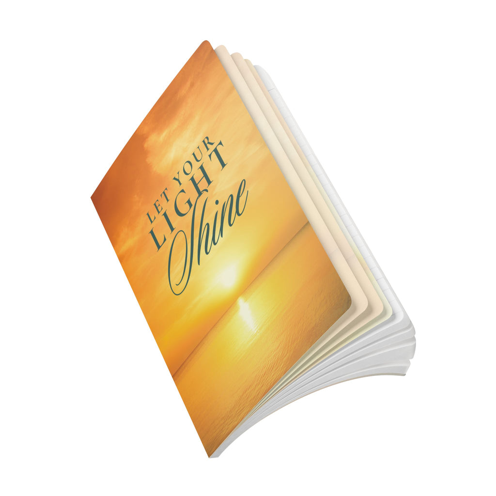 Let Your Light Shine Sunset Journal | Softcover Lined Notebook | Perforated Pages | 100 or 200 Pages