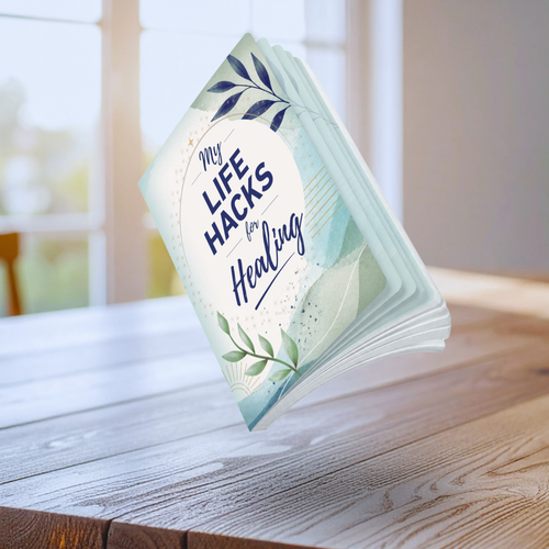 My Life Hacks for Healing Journal | Wellness Notebook for Reflection, Gratitude & Everyday Writing | Softcover Lined Notebook | Perforated Pages | 100 or 200 Pages