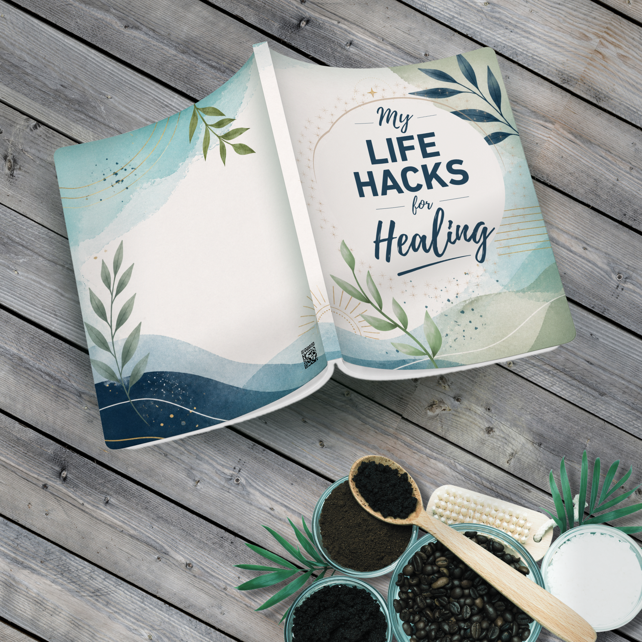 My Life Hacks for Healing Journal | Wellness Notebook for Reflection, Gratitude & Everyday Writing | Softcover Lined Notebook | Perforated Pages | 100 or 200 Pages
