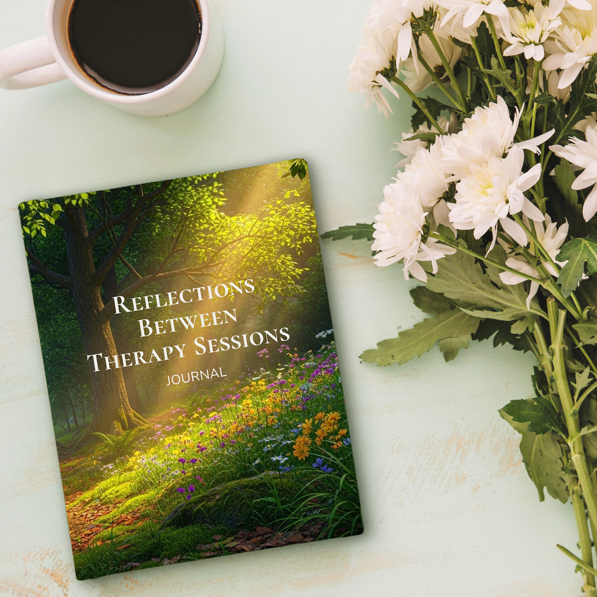 Reflections Between Therapy Sessions | Personal Growth and Healing Journal for Mindful Writing and Self-Reflection Practice | Softcover Lined Notebook | Perforated Pages | 100 or 200 Pages