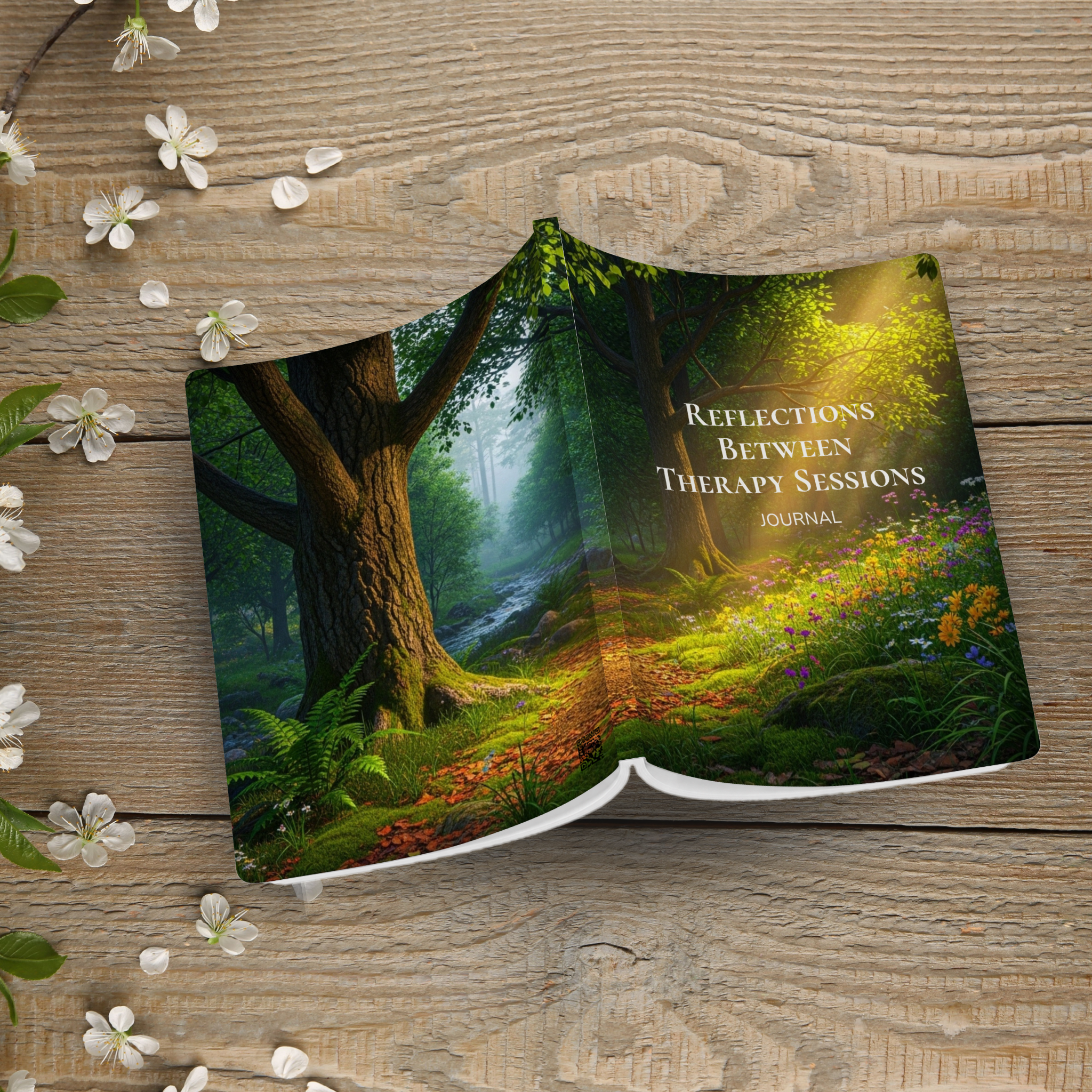 Reflections Between Therapy Sessions | Personal Growth and Healing Journal for Mindful Writing and Self-Reflection Practice | Softcover Lined Notebook | Perforated Pages | 100 or 200 Pages