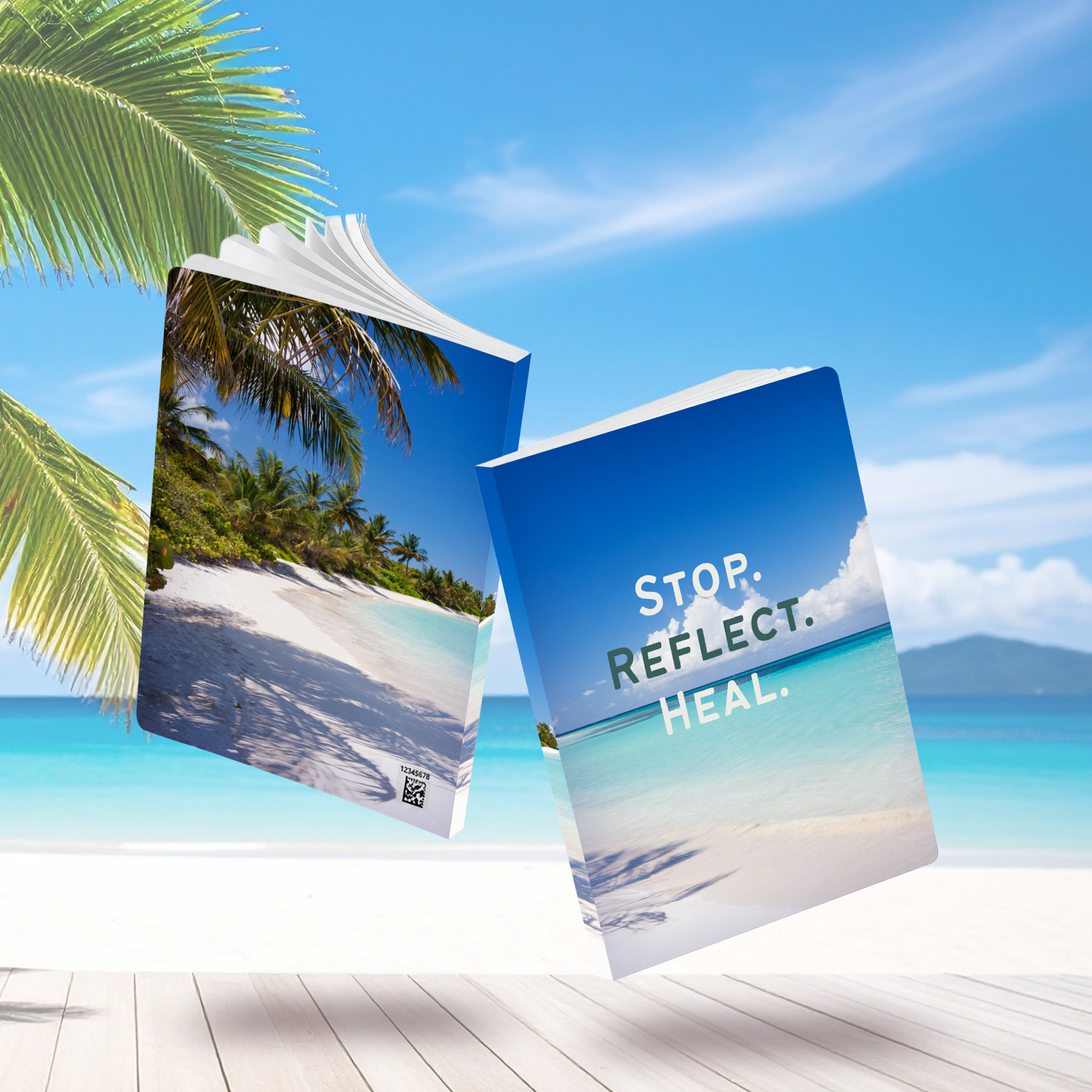 Stop. Reflect. Heal. | Thoughtfully Crafted Journal for Self-Expression, Healing, and Mindful Living | Softcover Lined Notebook | Perforated Pages | 100 or 200 Pages