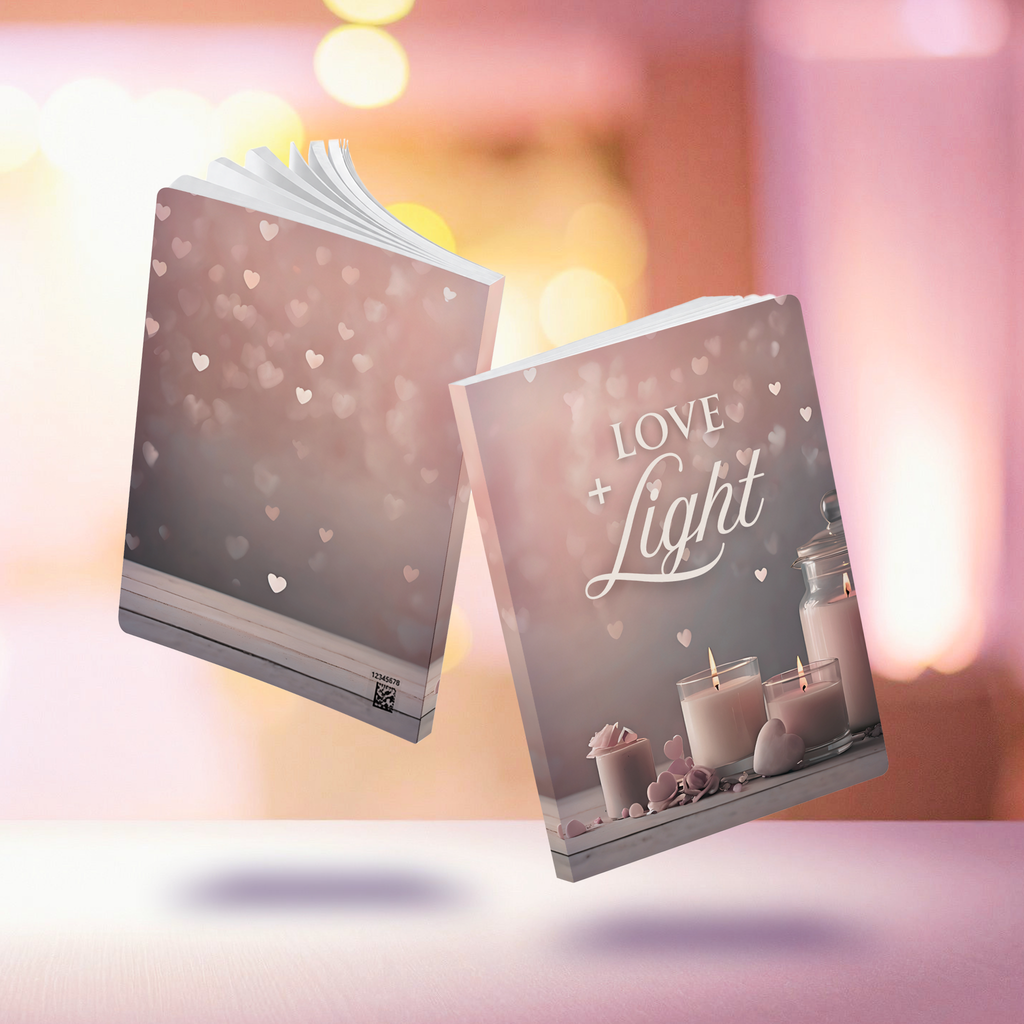 Love + Light Journal | A Beautiful Notebook for Thoughts, Dreams & Daily Notes | Softcover Lined Notebook | Perforated Pages | 100 or 200 Pages