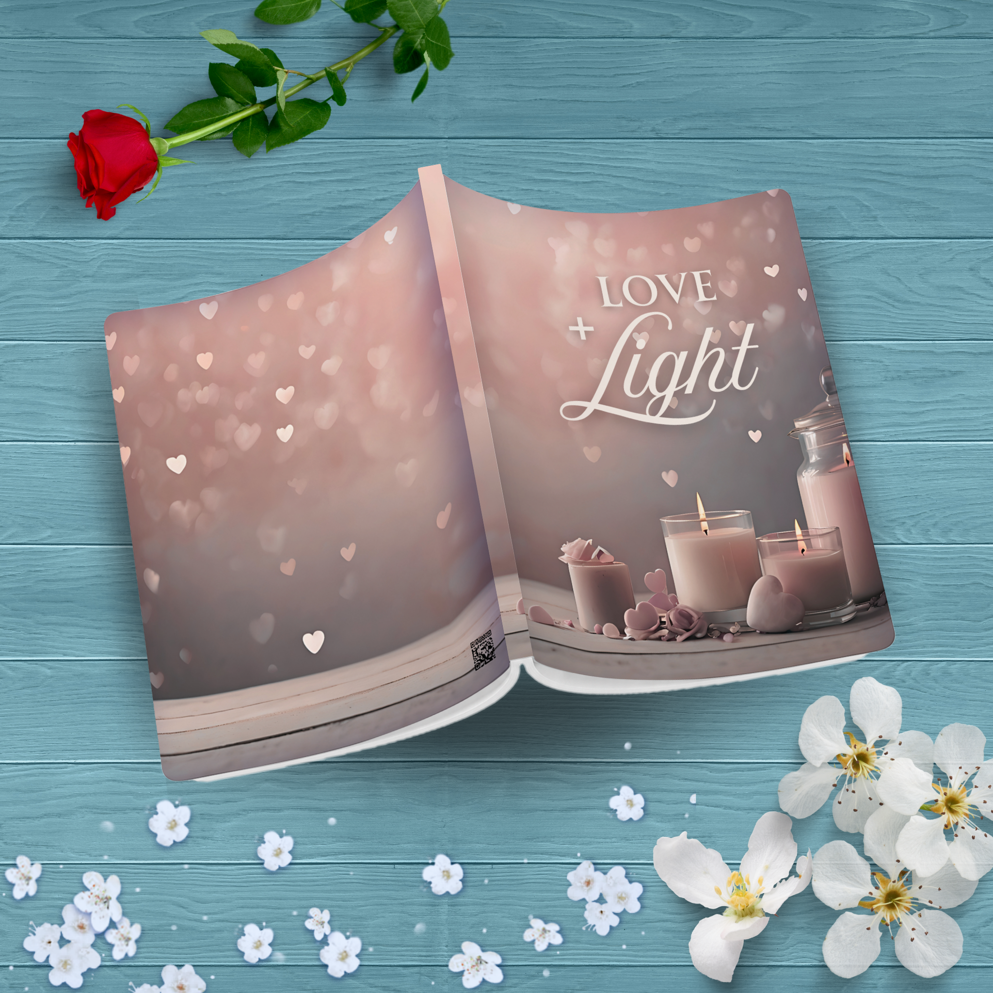 Love + Light Journal | A Beautiful Notebook for Thoughts, Dreams & Daily Notes | Softcover Lined Notebook | Perforated Pages | 100 or 200 Pages