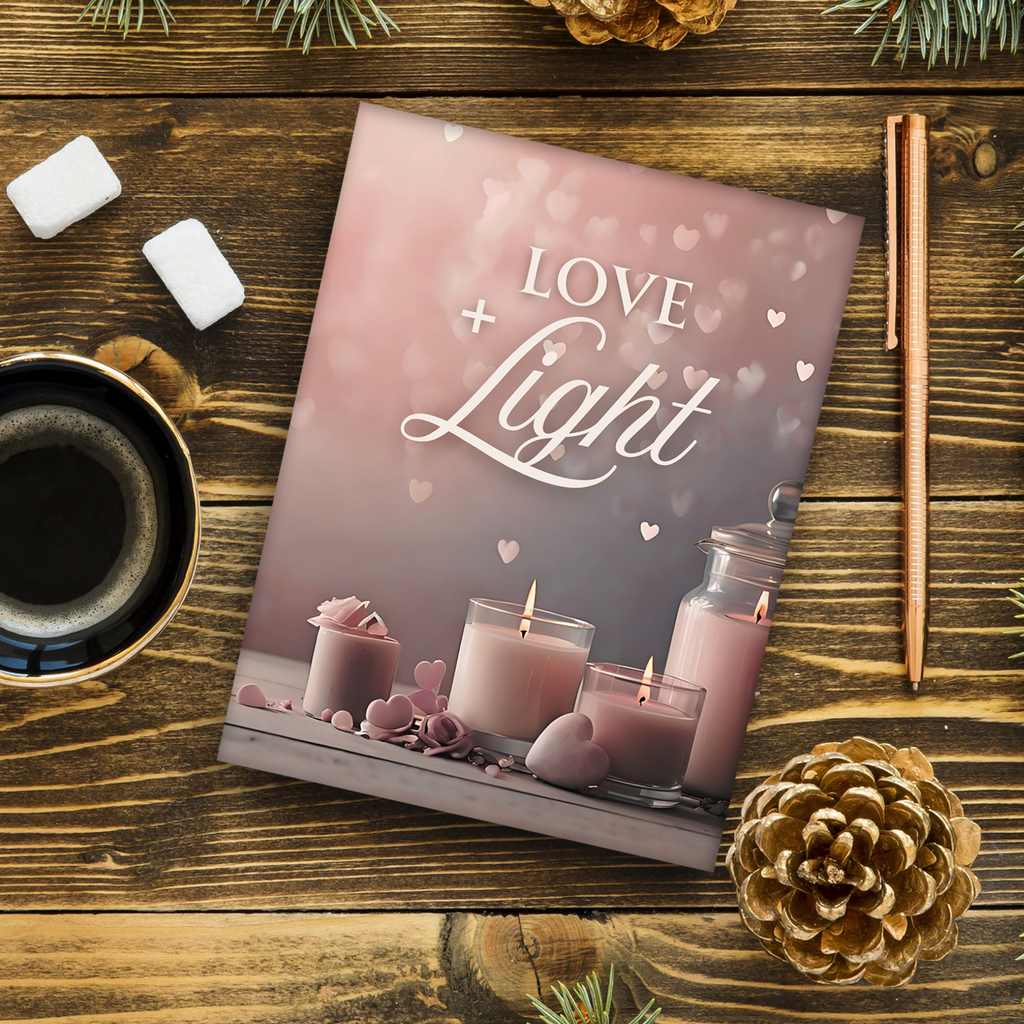 Love + Light Journal | A Beautiful Notebook for Thoughts, Dreams & Daily Notes | Softcover Lined Notebook | Perforated Pages | 100 or 200 Pages