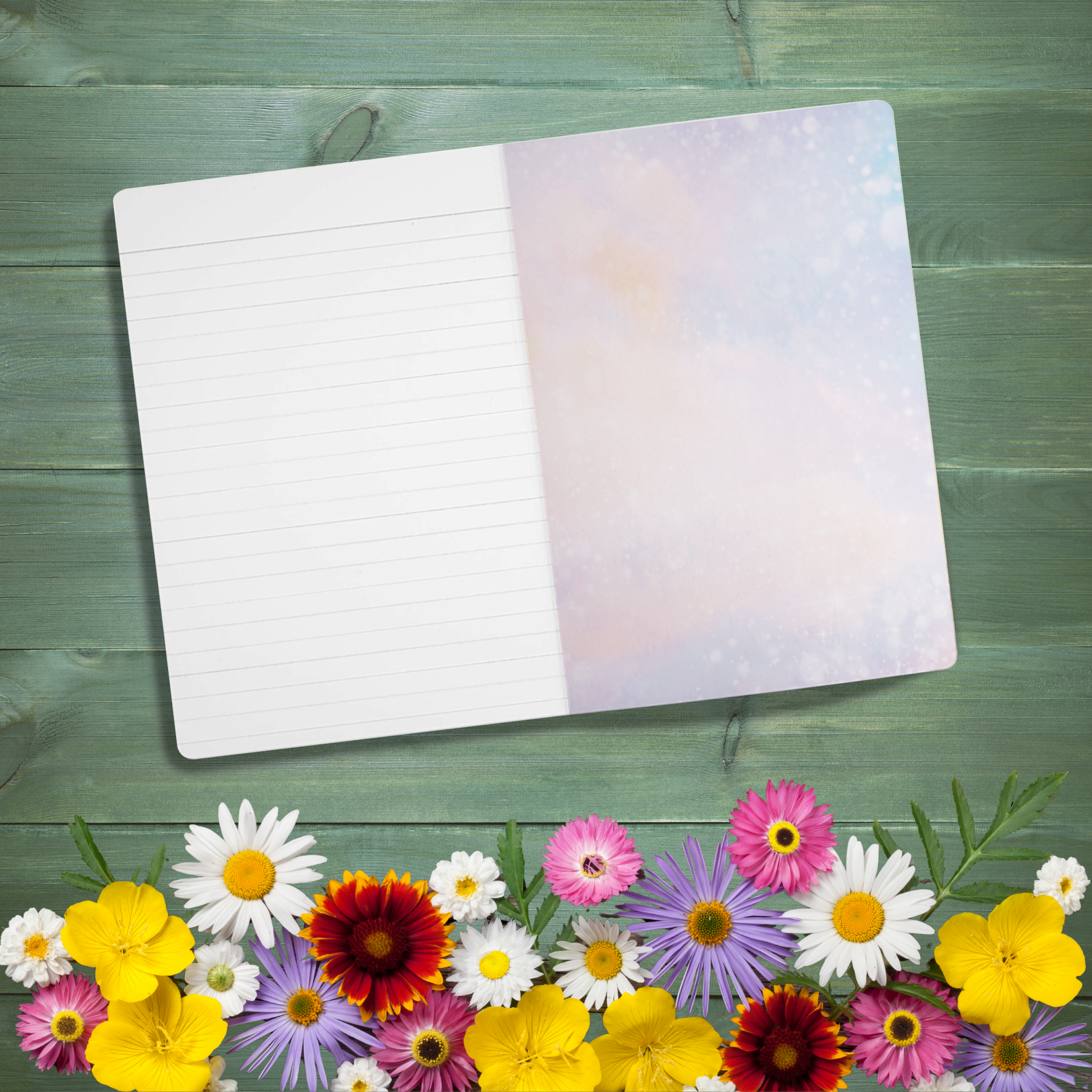 I Live to Write & Heal | Encouraging Calm Moments, Creative Thinking, and Everyday Positivity | Softcover Lined Notebook | Perforated Pages | 100 or 200 Pages