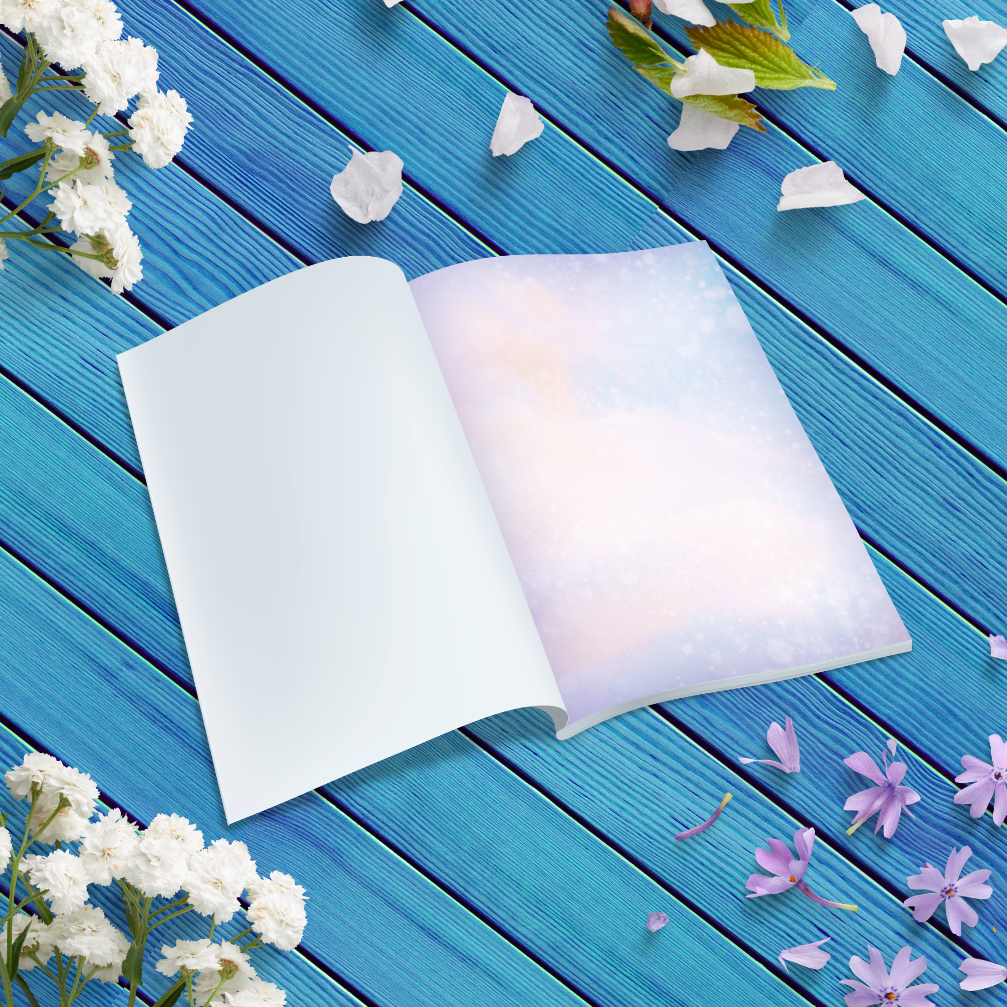 I Live to Write & Heal | Encouraging Calm Moments, Creative Thinking, and Everyday Positivity | Softcover Lined Notebook | Perforated Pages | 100 or 200 Pages
