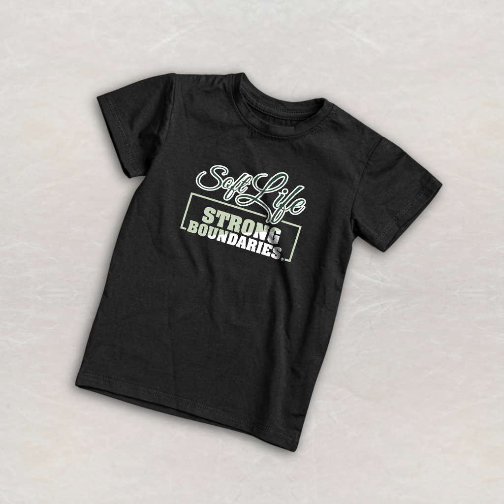 Soft Life. Strong Boundaries. Tee — Empowered Self-Care Short Sleeve T-Shirt | Unisex