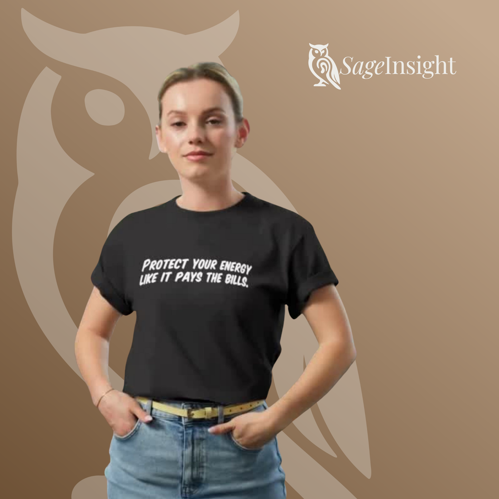Protect Your Energy Like It Pays the Bills. Tee — Energy Protection Short Sleeve T-Shirt | Unisex