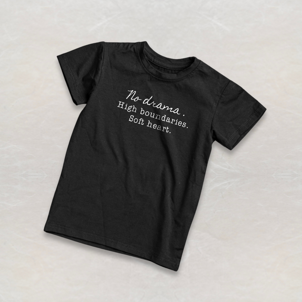 No Drama. High Boundaries. Soft Heart. Tee — Balanced Strength Short Sleeve T-Shirt | Unisex