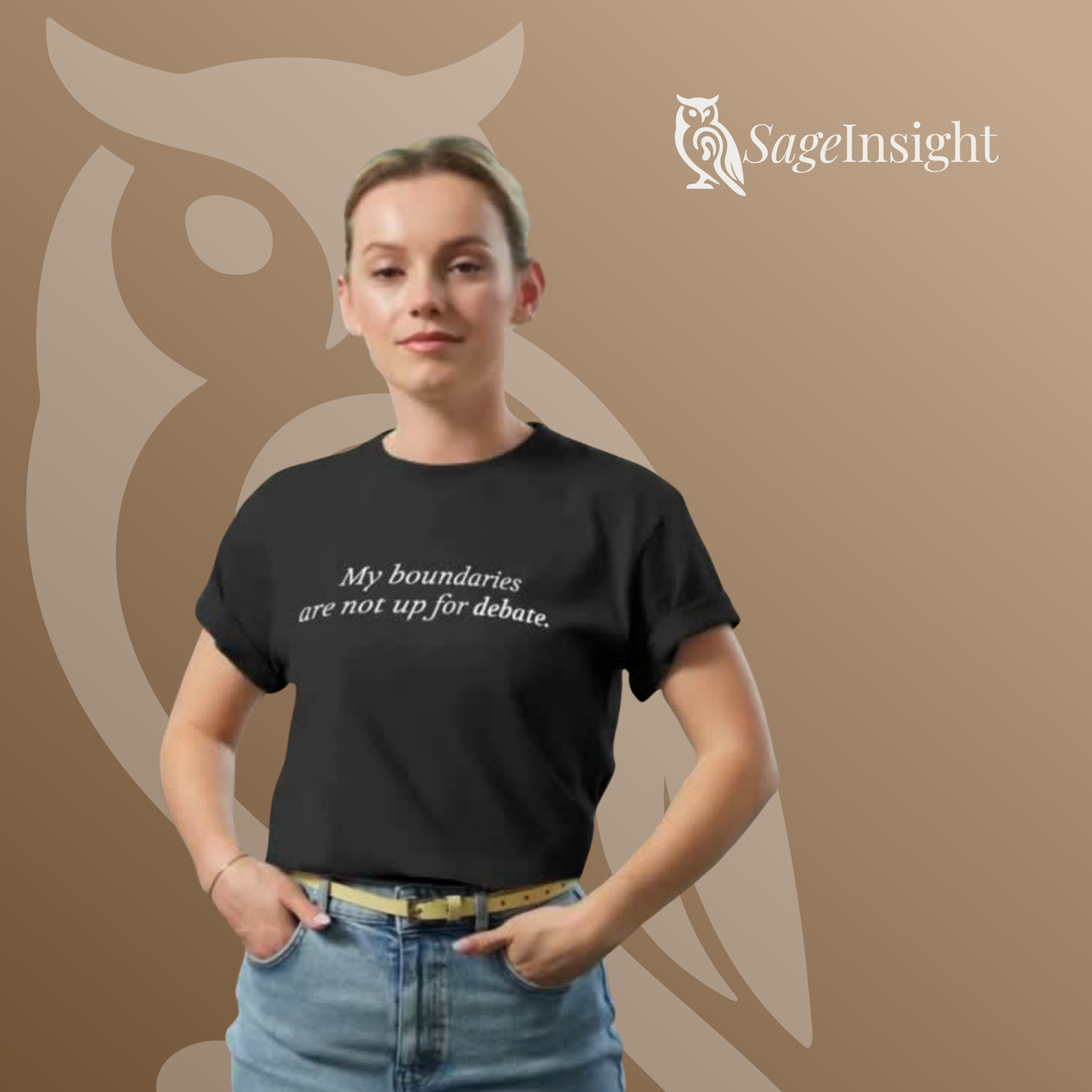 My Boundaries Are Not Up for Debate. Tee — Assertive Boundary-Setting Short Sleeve T-Shirt | Unisex