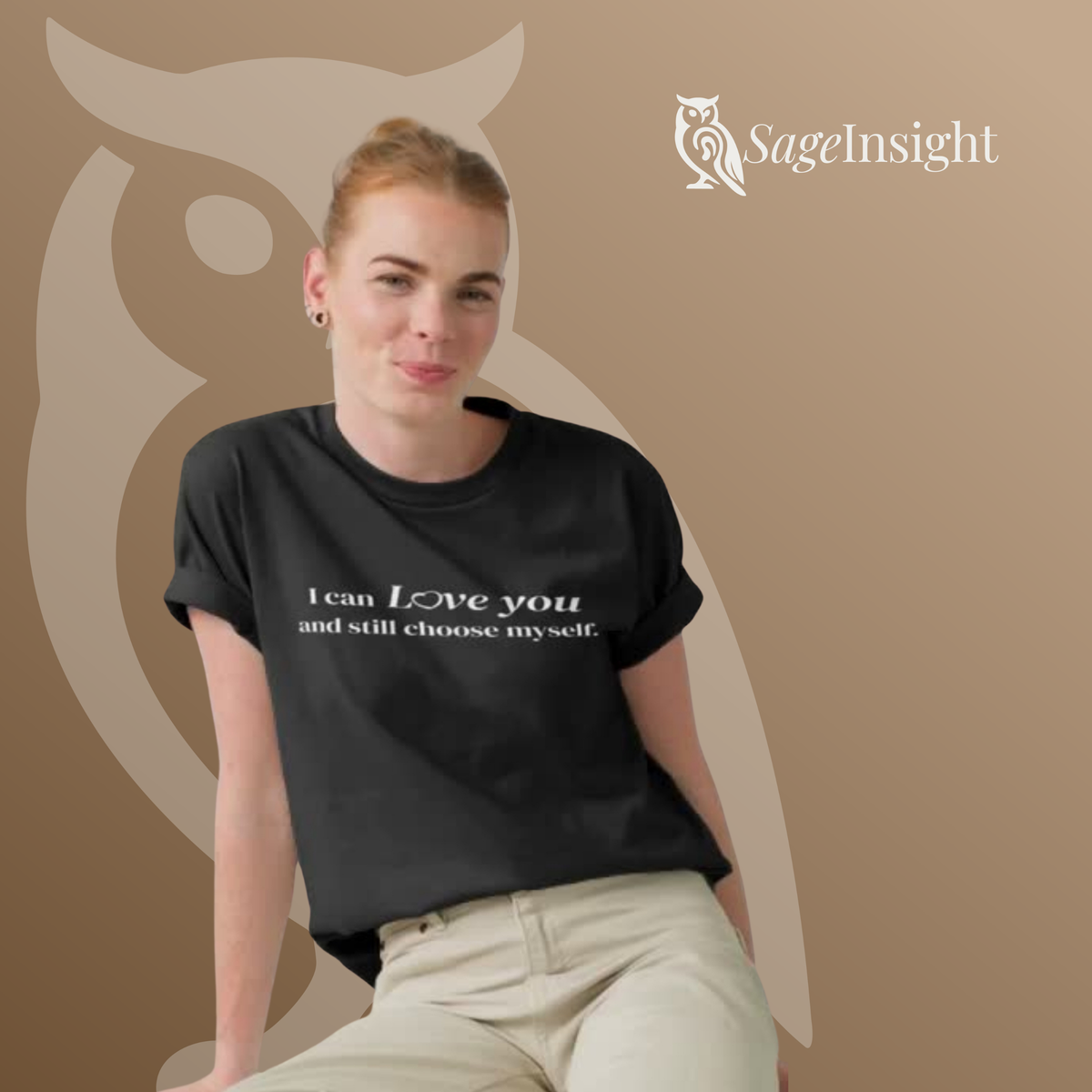 I Can Love You and Still Choose Myself. Tee — Self-Love & Boundaries Short Sleeve T-Shirt | Unisex