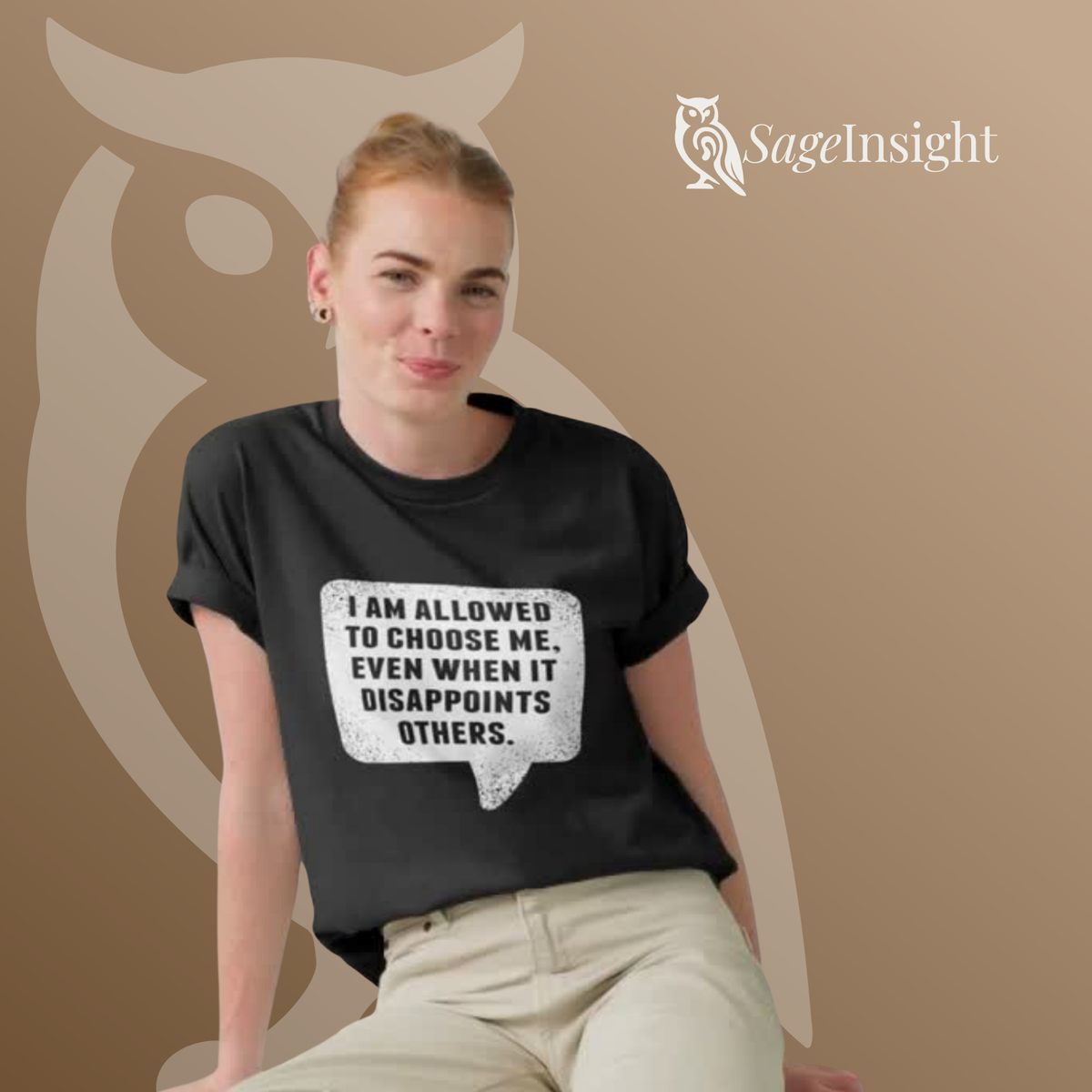 I Am Allowed to Choose Me, Even When It Disappoints Others. Tee — Self-Priority Short Sleeve T-Shirt | Unisex