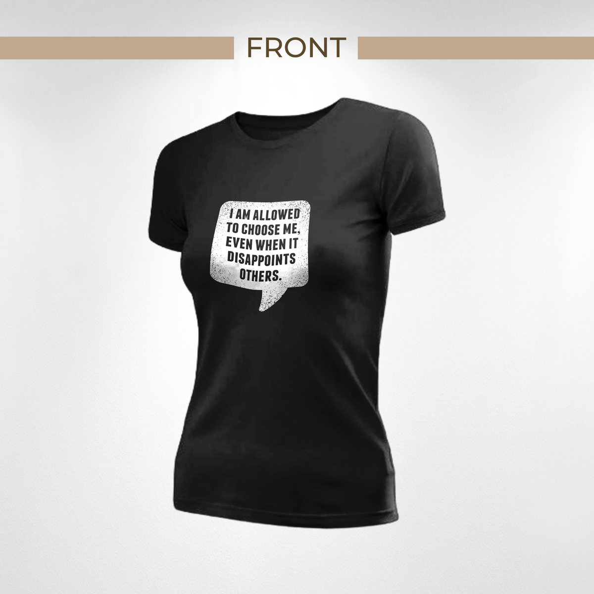 I Am Allowed to Choose Me, Even When It Disappoints Others. Tee — Self-Priority Short Sleeve T-Shirt | Unisex