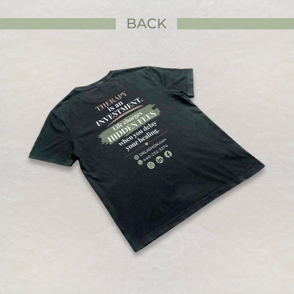 Therapy Is an Investment. Tee — Mental Wellness & Self-Growth Short Sleeve T-Shirt | Unisex