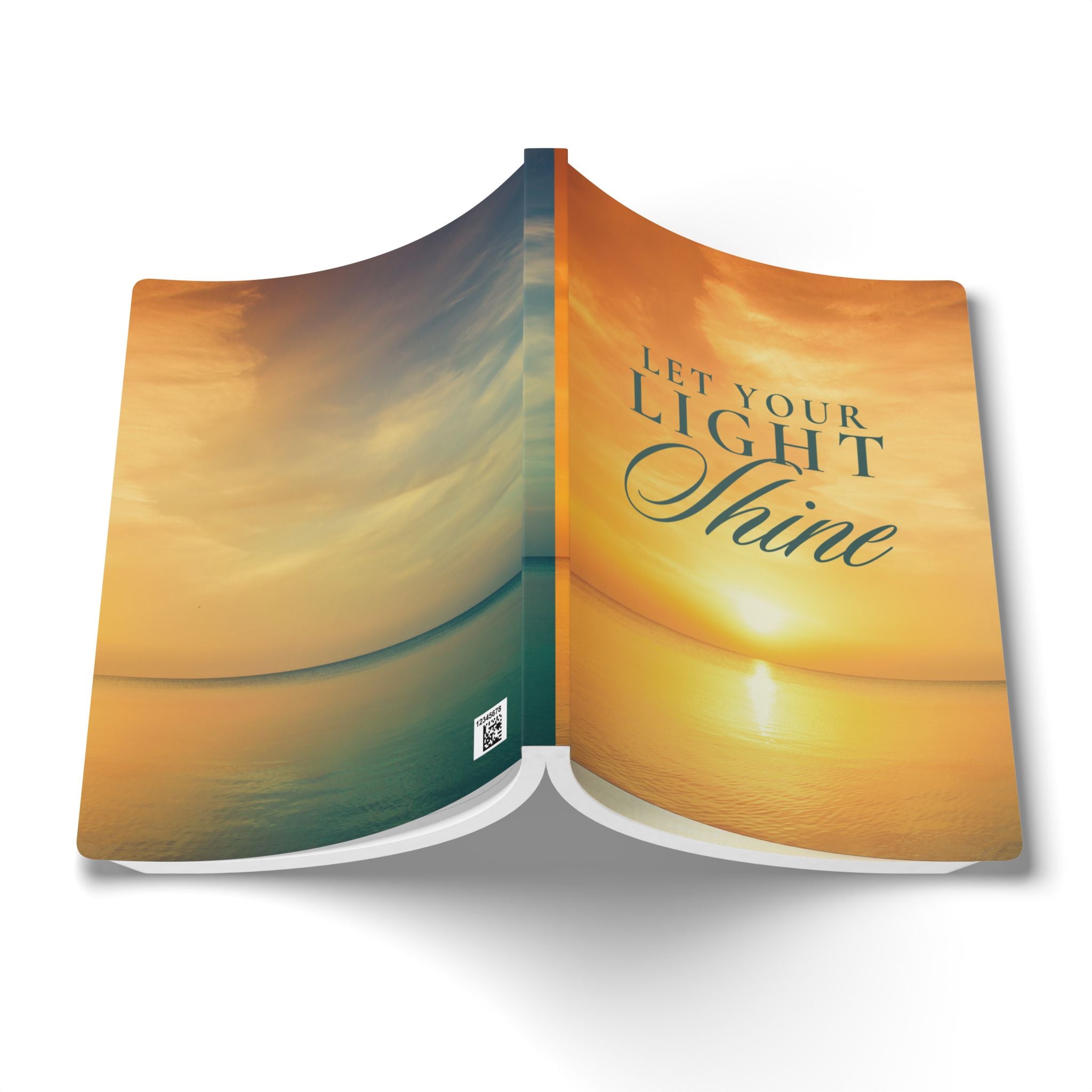 Let Your Light Shine Sunset Journal | Softcover Lined Notebook | Perforated Pages | 100 or 200 Pages