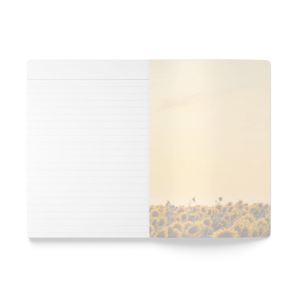 Grow Where You Are Planted Sunflower Journal | Softcover Lined Notebook with Perforated Pages | 5.75x8 | 100 or 200 Pages
